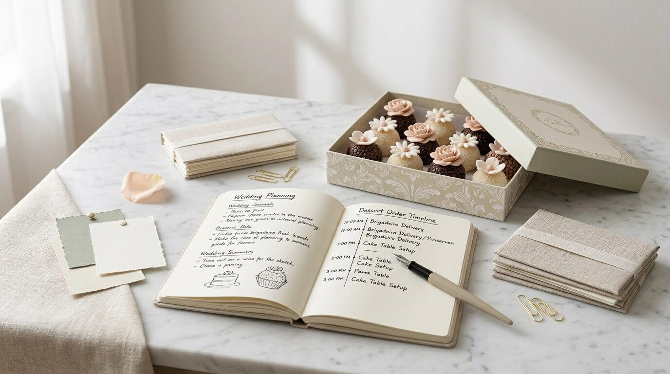 Wedding Dessert Timeline When to Order, Prep & Serve